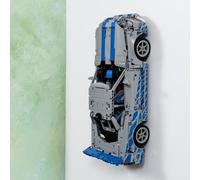 Brickify Supporto da parete compatibile con LEGO Technic Nissan Skyline 42210 GT-R (R34) - Supporto da parete compatibile con 2 Fast 2 Furious Set 42210 - Espositore da parete Premium per modelli