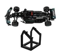 Brickify, supporto espositivo compatibile con LEGO Technic Mercedes F1 W14 42171 - Supporto a mensola premium per modelli di auto da corsa Formula 1 - Supporto espositivo angolato per collezionisti