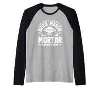 Bricklayer non solo un maestro di malta per muratori in mattoni Maglia con Maniche Raglan