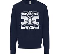 Bricklayer Qual È Il Tuo Superpotere Costruttore Bricky Felpa Per Bambini