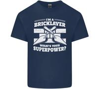 Bricklayer Qual È Il Tuo Superpotere Costruttore Maglietta Per Bambini