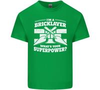 Bricklayer Qual È Il Tuo Superpotere Costruttore Maglietta Per Bambini