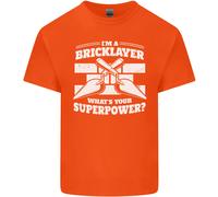 Bricklayer Qual È Il Tuo Superpotere Costruttore Maglietta Per Bambini