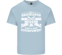 Bricklayer Qual È Il Tuo Superpotere Costruttore Maglietta Per Bambini