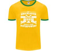 Bricklayer Whats il Tuo Superpotere Operaio Mattoncino Uomo Ringer Fotl
