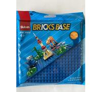 Bricks Base Sluban M38-B0832 - Piastra di base, 16 x 16 cm, colore: Blu