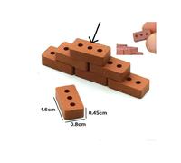 Bricks Building Role Play Toy,Size1.6*0.8*0.45cm,Potter's Clay Construction Blocks (100PCS)