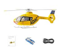 Bricksdiytoy Flywing EC135 470-Class RC elicottero - 2.4G 6CH con Beidou GPS, controller di volo H1 e motore brushless 16 V, lungo tempo di volo, acrobazia 3D avanzata e drone di ritorno a casa