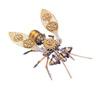Bricksdiytoy Kit di puzzle meccanici 3D in metallo, 170 pezzi, con manuale di istruzioni dettagliato, assemblaggio in ottone e lega, decorazione per biologia STEM e regalo artistico steampunk per