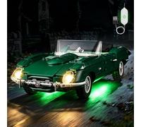 BrickSoul Kit luci per LEGO 11381 Jaguar E-Type Set, Solo Luci | Controllo touch e luminosità regolabile per display e regali di alta qualità per auto sportive classiche (modello non incluso