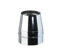 Brico Kit - Cono terminale mono parete acciaio inox - Diametro: 80mm