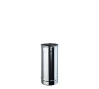 Brico Kit - Elemento lineare 500 mm mono parete acciaio inox - Diametro: 150mm