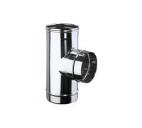 Brico Kit - Raccordo a T 90° mono parete acciaio inox - Diametro: 200mm