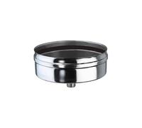 Brico Kit - Tappo con drenaggio 3/4pol. mono parete acciaio inox - Diametro: 150mm