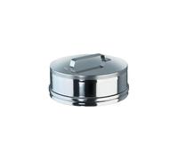 Brico Kit - Tappo con maniglia cieco mono parete acciaio inox - Diametro: 100mm