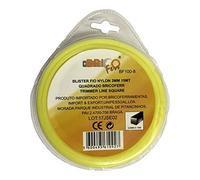 Bricoferr 100-8 BF-Filo per decespugliatore, 3 mm, lunghezza 15 metri, quadrato)
