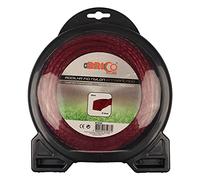 Bricoferr BF101QE - Profilo intrecciato nylon rasafilo (3 mm x 56 metri, in silenzio)