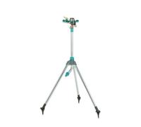 Bricoferr Irrigatore di impatto in plastica con treppiede