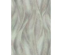 bricoflor Carta da parati verde turchese con foglie, elegante carta da parati in tessuto non tessuto con motivo a foglie, ideale per sala da pranzo e soggiorno