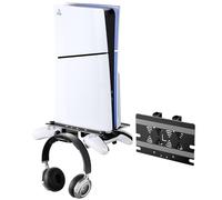 Bricok Supporto da parete in lega di alluminio PS5 compatibile con tutte le generazioni PS5