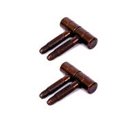bricoleva.it Cerniere Anuba per infissi in legno, Set Maschio e Femmina - Cerniere a Due Gambi - Kit di Cerniere Anuba in Varie Finiture e Misure (Ø 14 mm, Bronzato)
