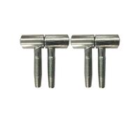 bricoleva.it Cerniere Anuba per porte e finestre in legno, Set composto da 2 Maschio e 2 Femmina - Cerniere a 2 gambi - Kit 2 Cerniere Anuba in Diversi Colori e Dimensioni (14 mm, Nichelato)