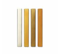 bricoleva.it Kit 4 Bastoncini Cera per Ritocco Legno - Set da 4 Stick di Cera Naturale per Graffi e Solchi Legno - 1 Bianco, 1 Frassino, 1 Douglas, 1 Rovere