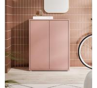 bricoleva.it Mobile Multiuso Medea 2 Ante Colore Terracotta 74.5x34.9xH 99.1 cm.