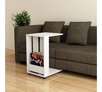 bricoleva.it Tavolino da divano Edi porta pc e riviste bianco