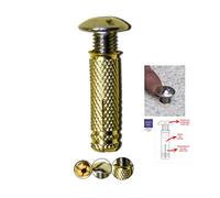BricoLoco.com Ancoraggio per Piscina BricoLoco in Ottone, Vite Inox A2 | Sistema di Ancoraggio per Piscine Bordo Piscina con Filettatura Piena (10)
