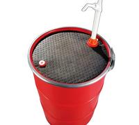 Bricoloco Tappetino copri taniche assorbente per umidità di acqua, olio e benzina. Taniche fino a 220 litri | Assorbitore industriale a triplo strato antipelucchi per liquidi. Ø 55 cm. (1)