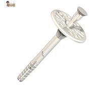 Bricoloco Tassello per fissaggio di pannelli isolanti 10x70 mm. Tassello di fissaggio per pannelli isolanti CON CHIAVE NYLON™