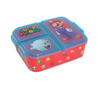 BRICOMIRAS Contenitore per il pranzo per bambini scuola, contenitore per il pranzo per bambini, sandwich ideale per la ricreazione, sandwich snack parco per bambini e ragazze (Super Mario-)