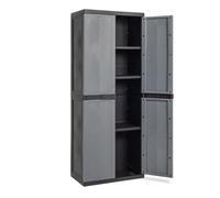 Briconess.com Armadio tuttopiani in Resina a 2 Ante e 3 Ripiani Regolabili Mini Trend Toomax