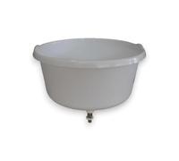 Briconess.com Bacinella riempibottiglie per passata di Pomodoro con valvola di Stop Automatico 22 lt