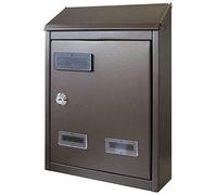 Briconess.com Cassetta Postale 21x7xH30 cm Brixo City Marrone/Oro