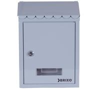 Briconess.com Cassetta postale con tetto L21xP7xH30 cm Brixo Popular Grigio