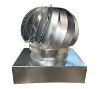 FUMAIOLO VENTOLINO ZINCATO QUADRATO 37X37 CM.