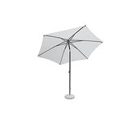 Briconess.com Ombrellone da giardino con palo pieghevole Ergo - Black