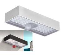 Briconess.com Plafoniera Applique Lampada LED da Esterno a Muro con Pannello Solare e sensori di Movimento 6 Watt 800 Lumen Century Domino