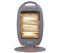 Briconess.com Stufa caldobagno alogena elettrica oscillante 1200 W Niklas Baby