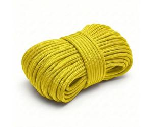 BricoShopping Corda per Tende Veneziane 3mm 20mt Resistente Anti UV Multiuso Cordino Ideale per Binario Tenda Bricolage Treccia Nautica Giardinaggio Campeggio Scooby-Doo Merceria Scubidu (Gialla)