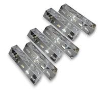 BricoShopping Diffusore di Calore per Barbecue a Gas Ricambio Campig GAZ Inox 430 griglia spargifiamme copribruciatore Tenda di Protezione Piastra per Copertura dei Copri bruciatori (1598x6)