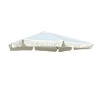 BricoShopping® Telo Ricambio Ombrellone Decentrato 3x4 m Impermeabile 220 gr/mq con Tasche per Ombrellone a Braccio 8 Stecche, Copertura 295x395 cm con Airvent