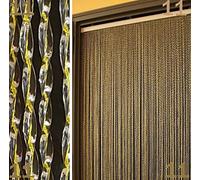 Bricoshopping Tenda moschiera in pvc regolabile | Roma | Zanzariera per porta finestra, balcone, camper | Anche su Misura a metro | Zanzariere a filo brico fai da te (150x250h cm, (11) Giallo)