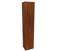 Bricozone Fuciliera Armadio Portafucili Armi in Acciaio Blindato con Cassetto Tesoretto con Serratura E Chiave A Doppia Mappa Cassaforte Robusta e Sicura Colore Legno (4 posti)