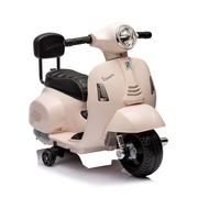 BRICOZONE Mini Vespa Elettrica Per Bambini 6V Con Licenza Ufficiale Piaggio Con Fari Funzionanti Clacson E Sedile Imbottito Ideale Dai 18 Ai 36 Mesi Gioco Sicuro E Divertente Verde Tiffany (Bianco)