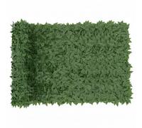 Bricozone Siepe Artificiale Edera Verde In Fibra Di Poliestere E Pvc Resistente Ai Raggi Uv Frangivista Decorativa Da Esterno E Interno Per Balcone Terrazzo Recinzione Giardino (1,5 x 12 metri)