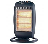 BRICOZONE Stufa Alogena Oscillante 1200W Con Tre Livelli Di Riscaldamento Oscillazione A 70 Gradi Riscaldamento Rapido A Basso Consumo Sistema Anti Ribaltamento Maniglia Integrata Per Casa Ufficio