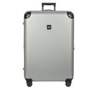 Bric's Amalfi Spinner Valigia leggera espandibile rigida con ruote lisce a 360° e serratura TSA, Argento, 32 Inch, Amalfi 81,1 cm Spinner Trunk 211-argento/Nero